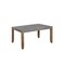 Alaterre Furniture Newport 3-Piece Faux Concrete and Wood 36"L Coffee Table with Two 21" Square End Tables ANNP0111371 - alternate 3
